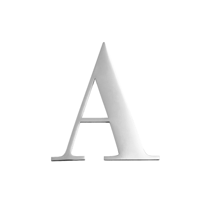 Silver Small Metal Letter