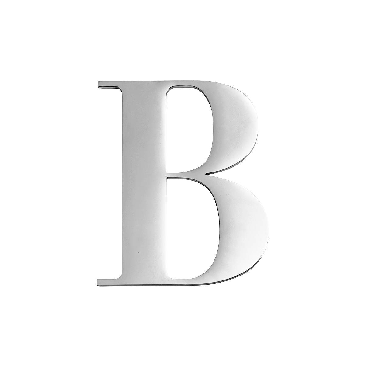 Silver Small Metal Letter
