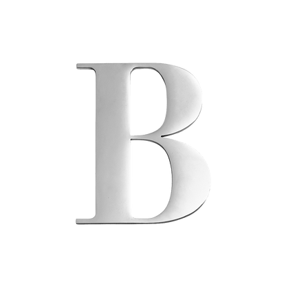 Silver Small Metal Letter