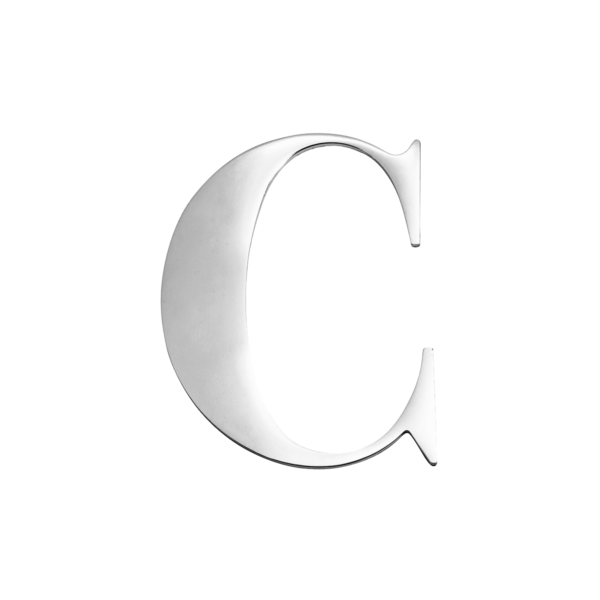 Silver Small Metal Letter