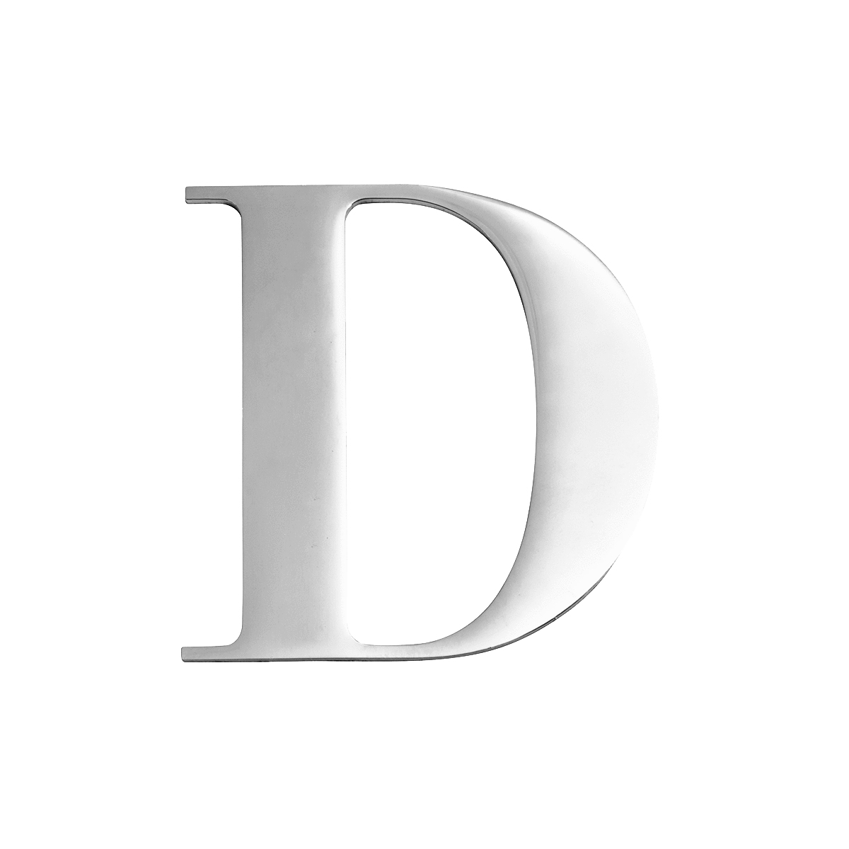 Silver Small Metal Letter