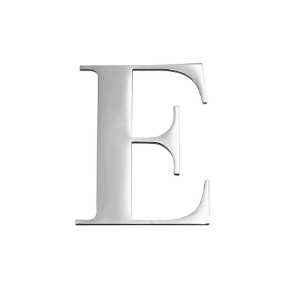 Silver Small Metal Letter