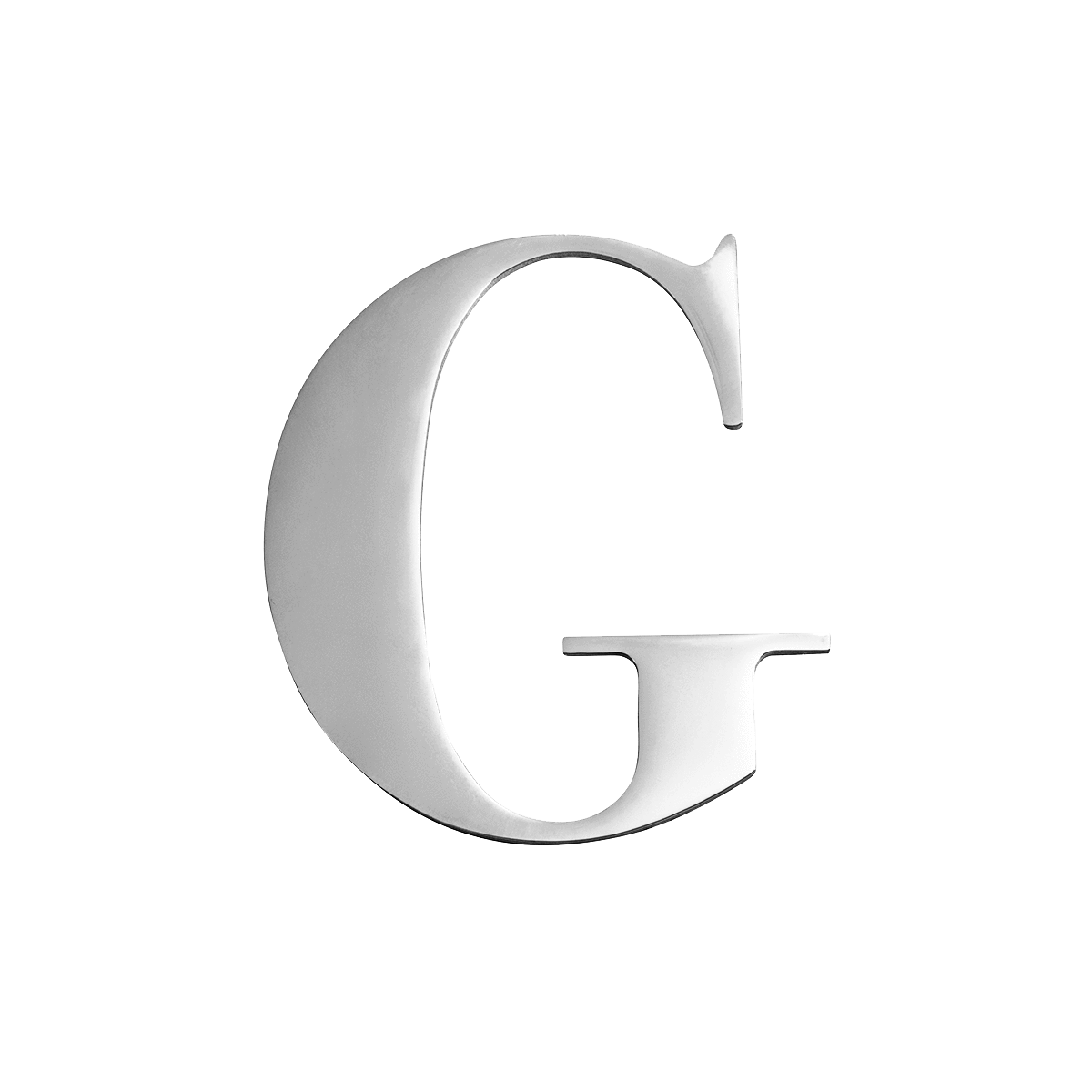 Silver Small Metal Letter