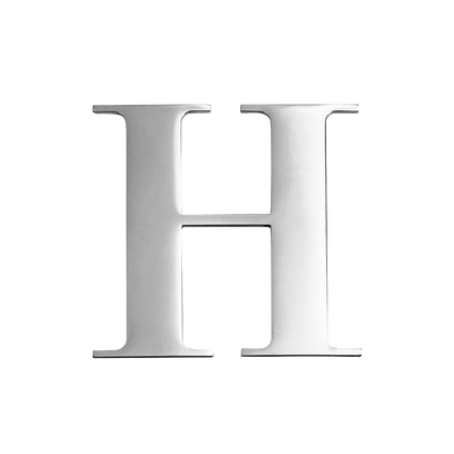 Silver Small Metal Letter