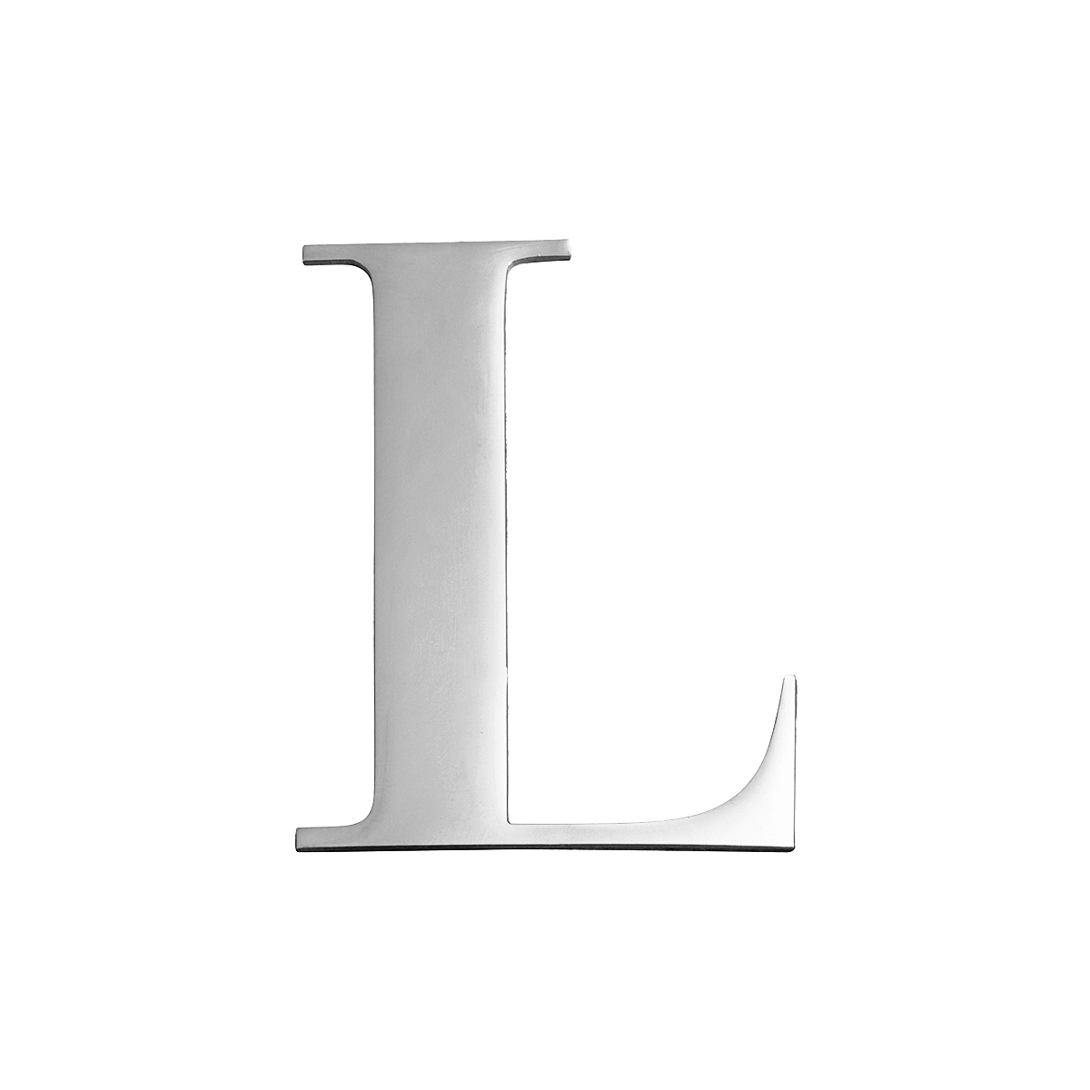 Silver Small Metal Letter