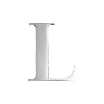 Silver Small Metal Letter