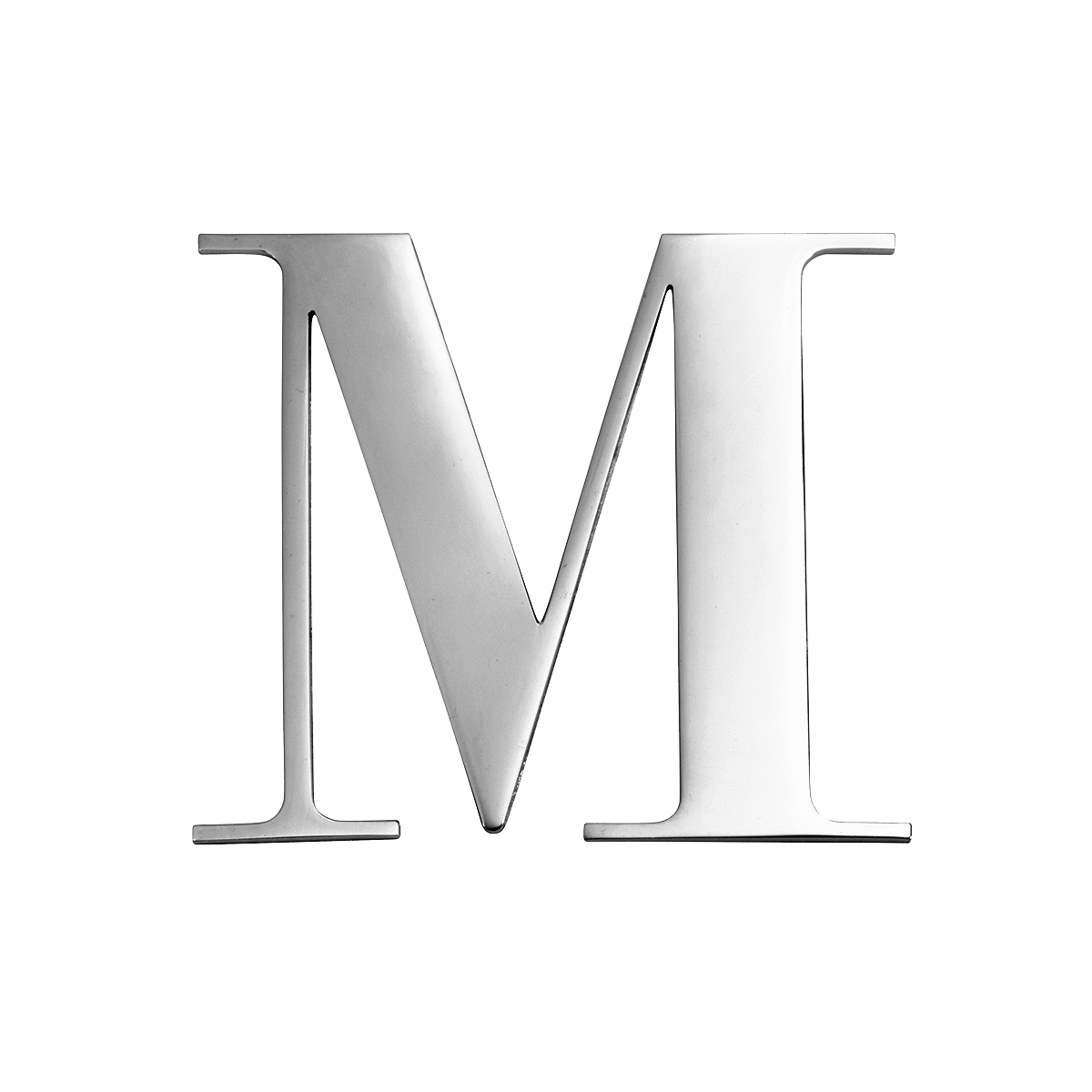 Silver Small Metal Letter