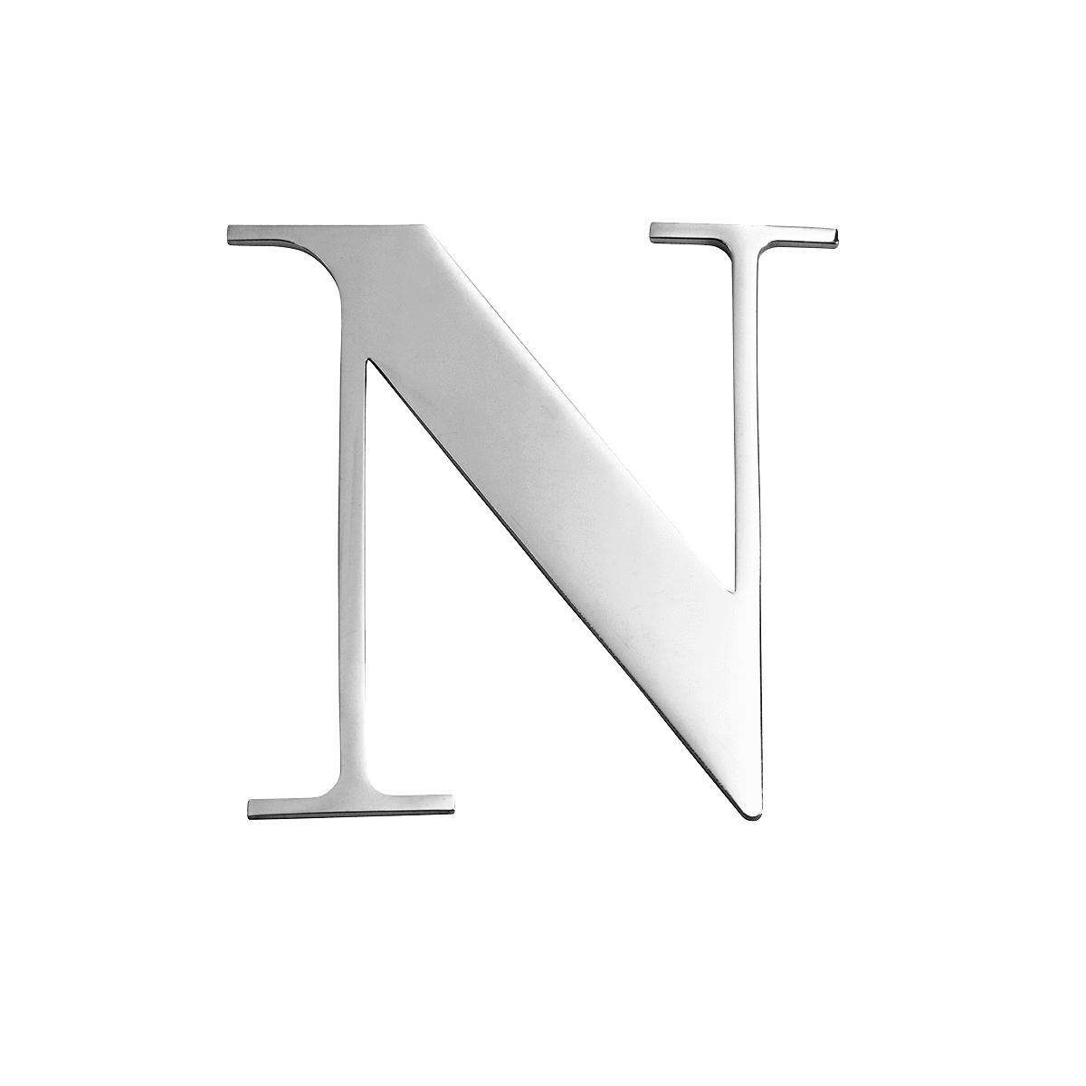 Silver Small Metal Letter