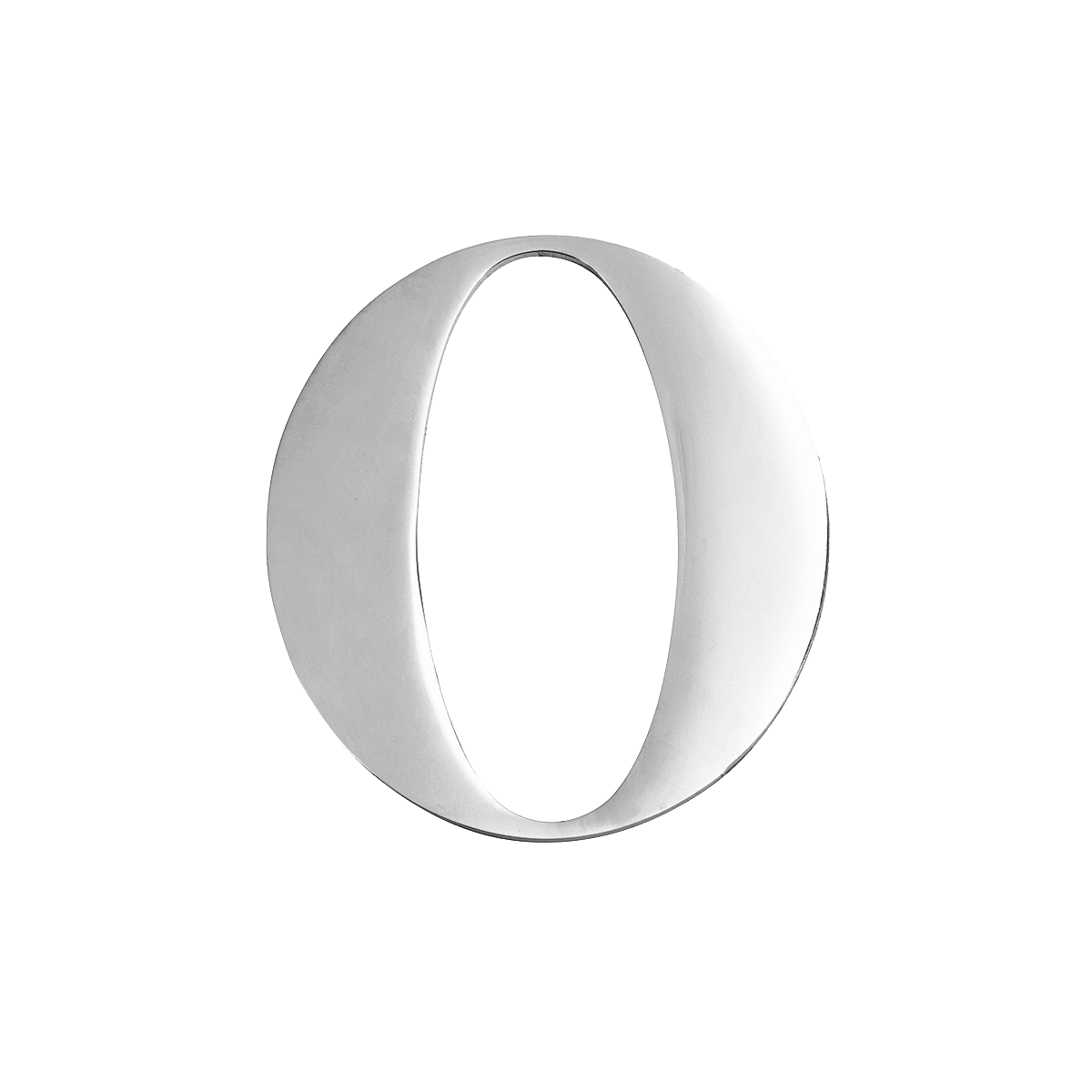 Silver Small Metal Letter