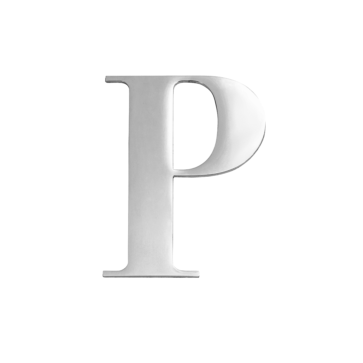 Silver Small Metal Letter