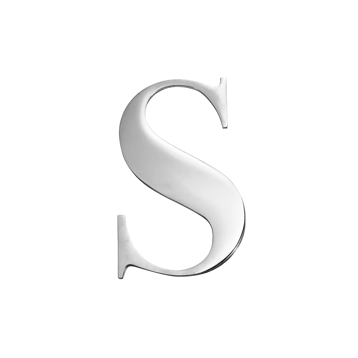 Silver Small Metal Letter