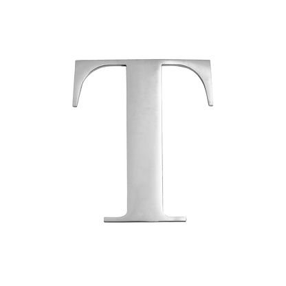 Silver Small Metal Letter