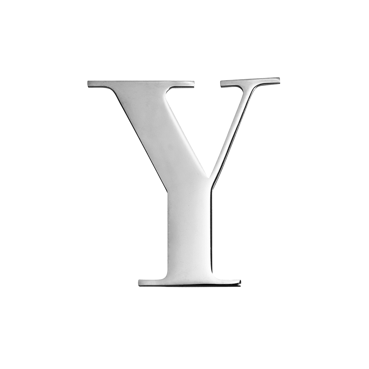 Silver Small Metal Letter