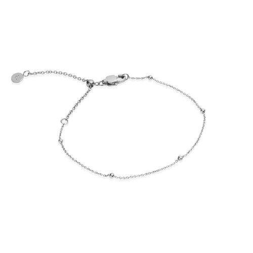 Layering Sphere Chain Bracelet (Silver)