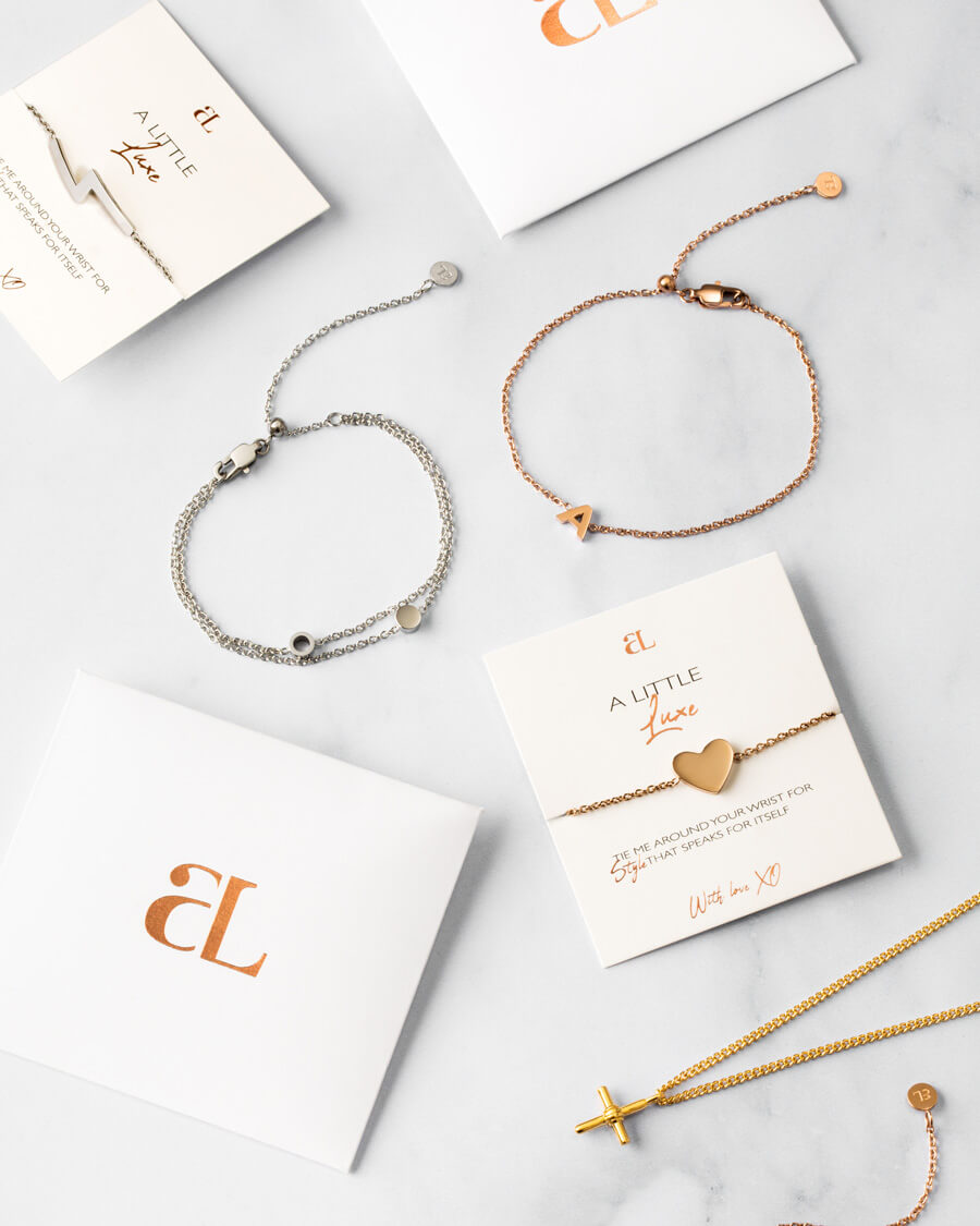 Sphere Chain Necklace 20 in (Rose Gold)