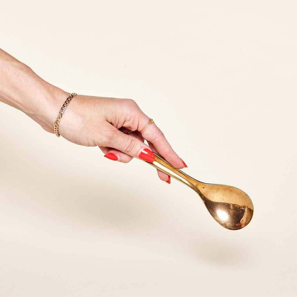 Stacking Brass Flatware, 3-Piece Set