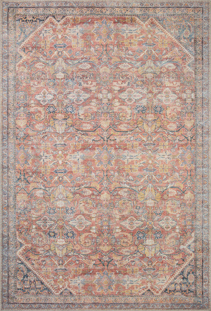 The Rug Corner Loloi II Adrian Rust / Denim