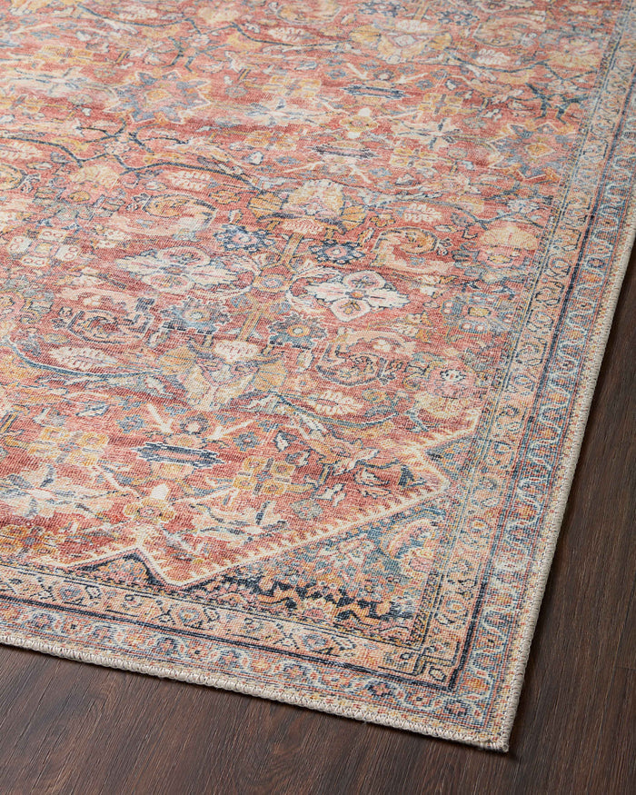 The Rug Corner Loloi II Adrian Rust / Denim