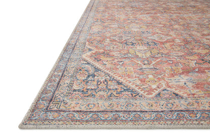 The Rug Corner Loloi II Adrian Rust / Denim