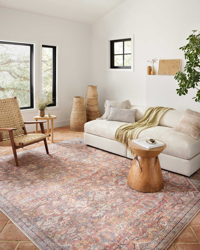 The Rug Corner Loloi II Adrian Rust / Denim
