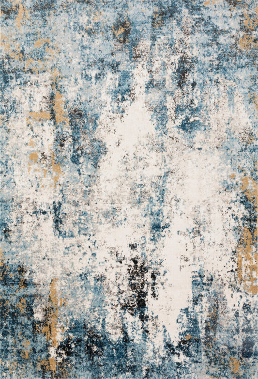 The Rug Corner Loloi II Alchemy Denim / Ivory
