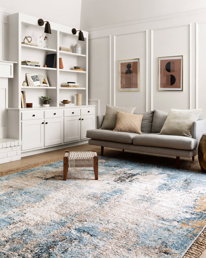 The Rug Corner Loloi II Alchemy Denim / Ivory