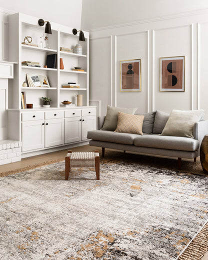 The Rug Corner Loloi II Alchemy Granite / Gold