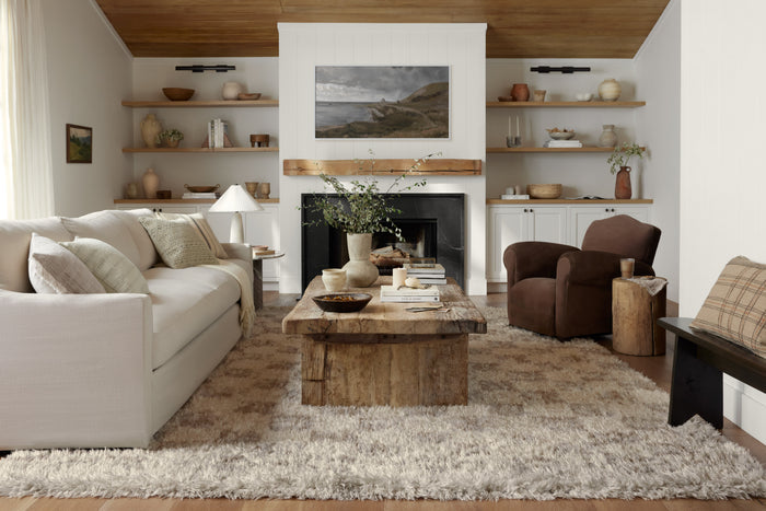The Rug Corner Angela Rose x Loloi Angela Rose - Amira Ivory / Pebble Area Rug
