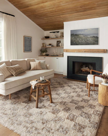 The Rug Corner Angela Rose x Loloi Angela Rose - Amira Ivory / Pebble Area Rug