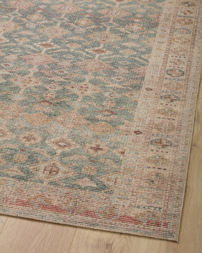 The Rug Corner Angela Rose x Loloi Angela Rose - Aubrey Aqua / Sand Area Rug