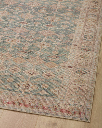 The Rug Corner Angela Rose x Loloi Angela Rose - Aubrey Aqua / Sand Area Rug