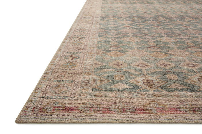 The Rug Corner Angela Rose x Loloi Angela Rose - Aubrey Aqua / Sand Area Rug