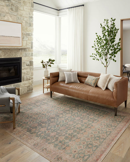 The Rug Corner Angela Rose x Loloi Angela Rose - Aubrey Aqua / Sand Area Rug