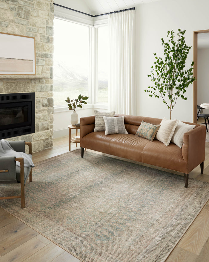 The Rug Corner Angela Rose x Loloi Angela Rose - Aubrey Jade / Natural Area Rug
