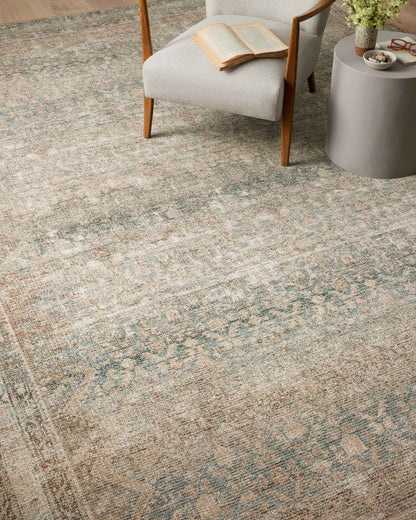 The Rug Corner Angela Rose x Loloi Angela Rose - Aubrey Jade / Natural Area Rug
