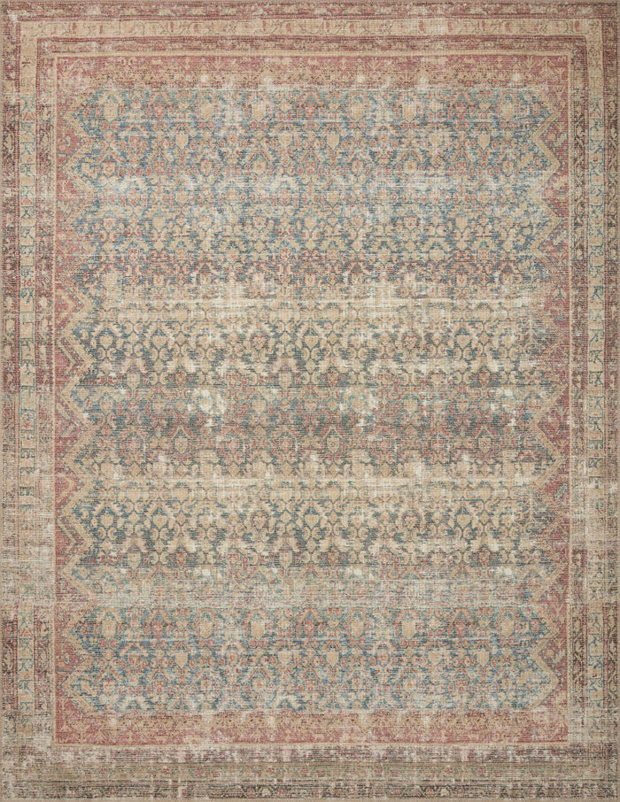 The Rug Corner Angela Rose x Loloi Angela Rose - Aubrey Ocean / Spice Area Rug