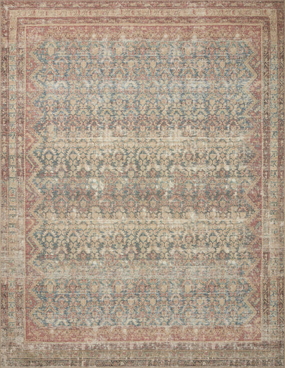 The Rug Corner Angela Rose x Loloi Angela Rose - Aubrey Ocean / Spice Area Rug