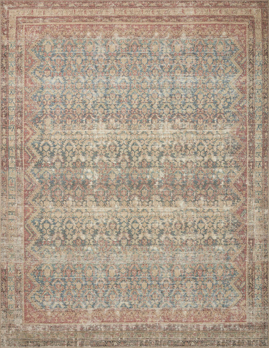 The Rug Corner Angela Rose x Loloi Angela Rose - Aubrey Ocean / Spice Area Rug