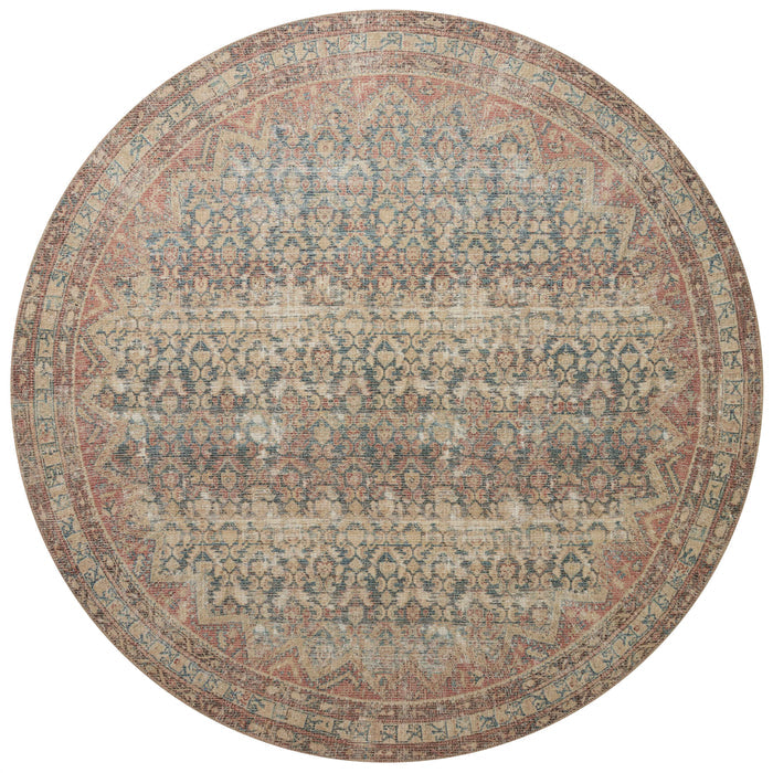 The Rug Corner Angela Rose x Loloi Angela Rose - Aubrey Ocean / Spice Area Rug