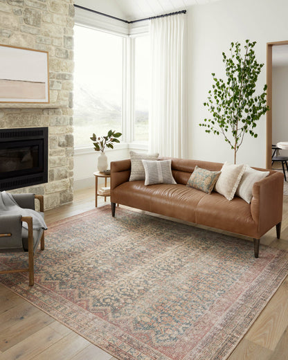 The Rug Corner Angela Rose x Loloi Angela Rose - Aubrey Ocean / Spice Area Rug