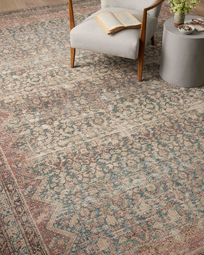 The Rug Corner Angela Rose x Loloi Angela Rose - Aubrey Ocean / Spice Area Rug