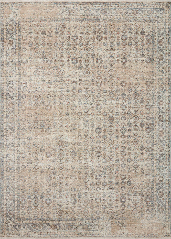 The Rug Corner Angela Rose x Loloi Angela Rose - Blake Beige / Denim Area Rug