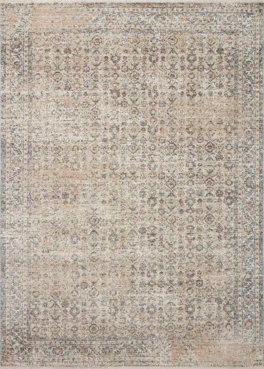 The Rug Corner Angela Rose x Loloi Angela Rose - Blake Beige / Denim Area Rug