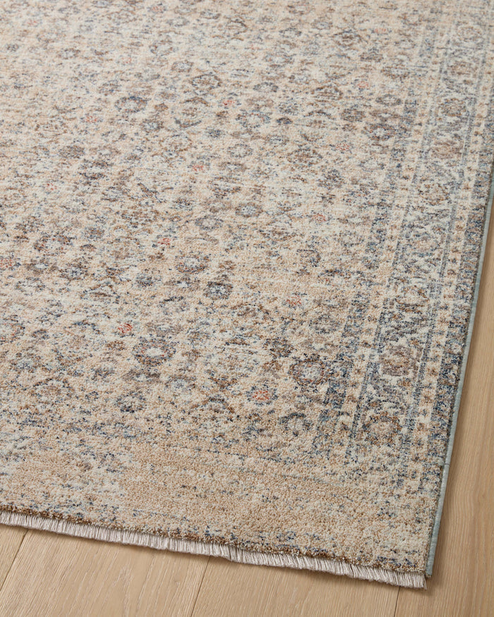 The Rug Corner Angela Rose x Loloi Angela Rose - Blake Beige / Denim Area Rug
