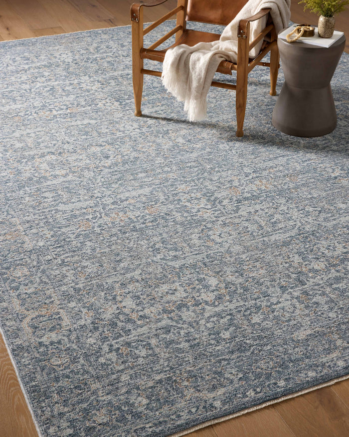 The Rug Corner Angela Rose x Loloi Angela Rose - Blake Denim / Taupe Area Rug