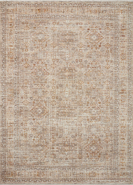 The Rug Corner Angela Rose x Loloi Angela Rose - Blake Oatmeal / Spice Area Rug