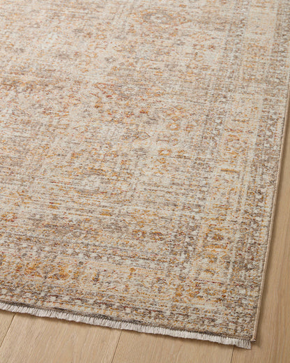 The Rug Corner Angela Rose x Loloi Angela Rose - Blake Oatmeal / Spice Area Rug