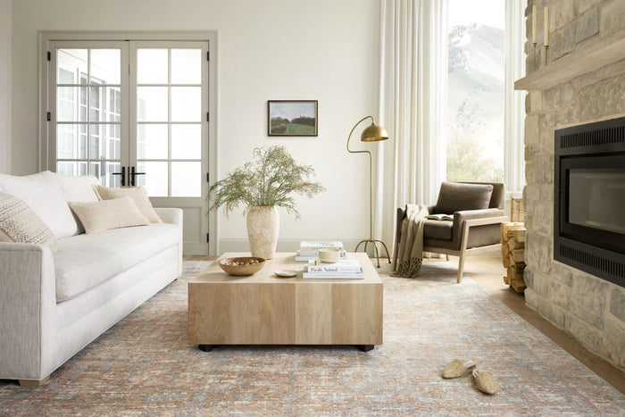 The Rug Corner Angela Rose x Loloi Angela Rose - Blake Sand / Sky Area Rug