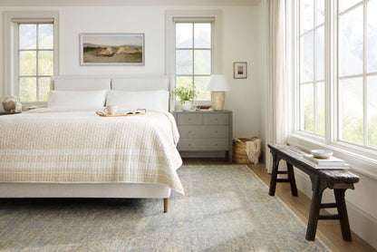 The Rug Corner Angela Rose x Loloi Angela Rose - Blake Sky / Beige Area Rug