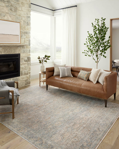 The Rug Corner Angela Rose x Loloi Angela Rose - Blake Sky / Beige Area Rug